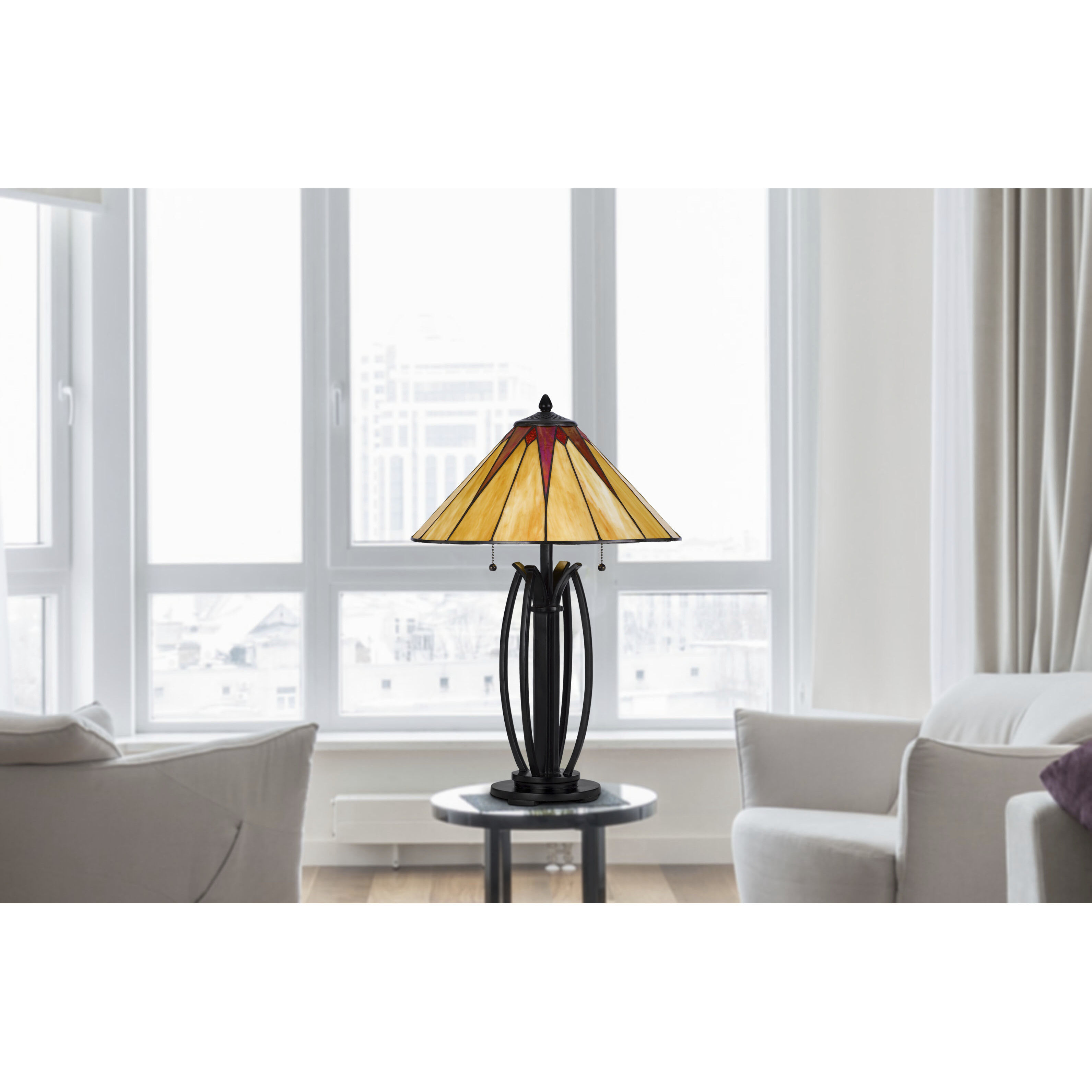 Dark bronze table lamp on sale