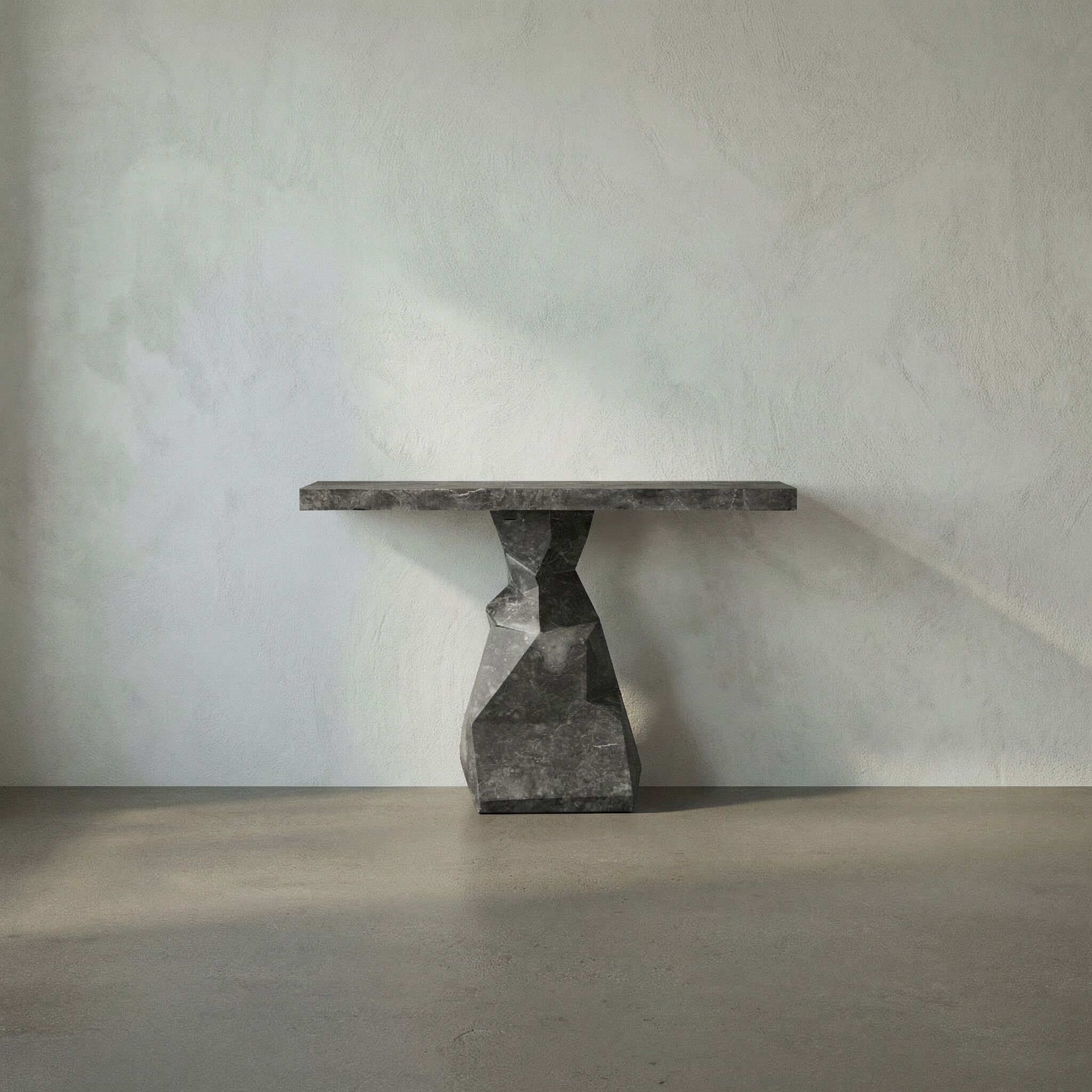 Tilden 42 X 18 inch Black Marble Console