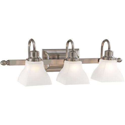 Mission Ridge 3 Light 26 inch Brushed Nickel Bath Light Wall Light