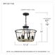 Brockton 4 Light 18 inch Grey Ash Pendant Ceiling Light