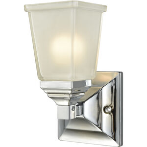 Sinclair 1 Light 5 inch Polished Chrome Vanity Light Wall Light