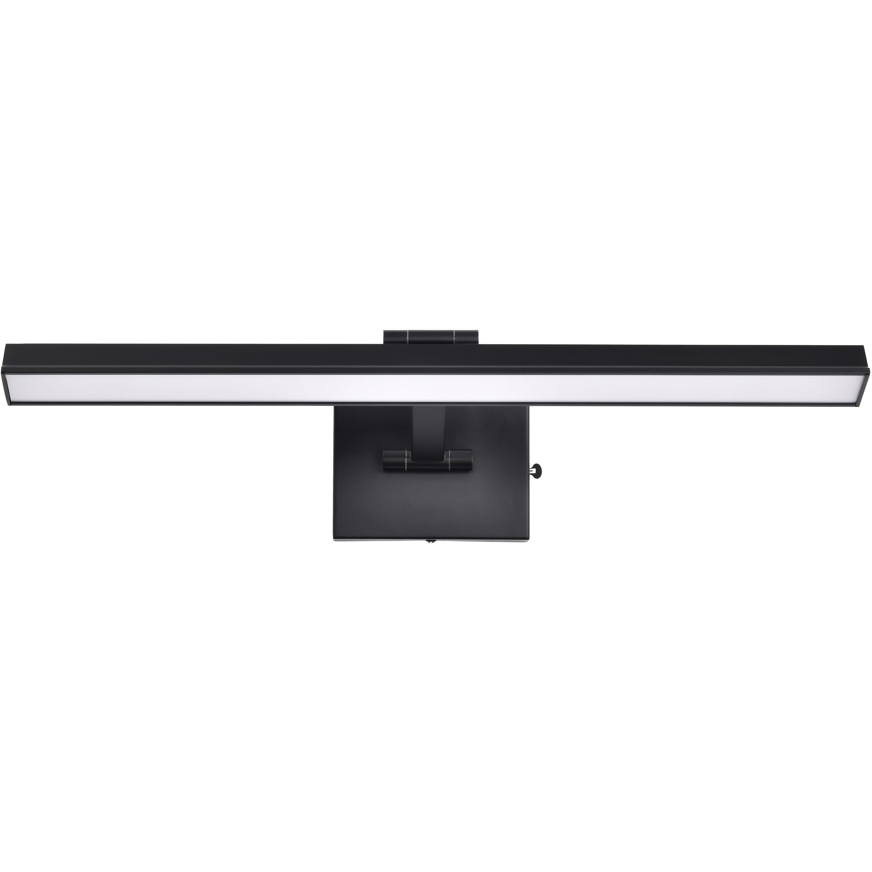 Hazel LED 24 inch Black Vanity Wall Light