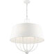 Ridgecrest 6 Light 24 inch White Pendant Chandelier Ceiling Light