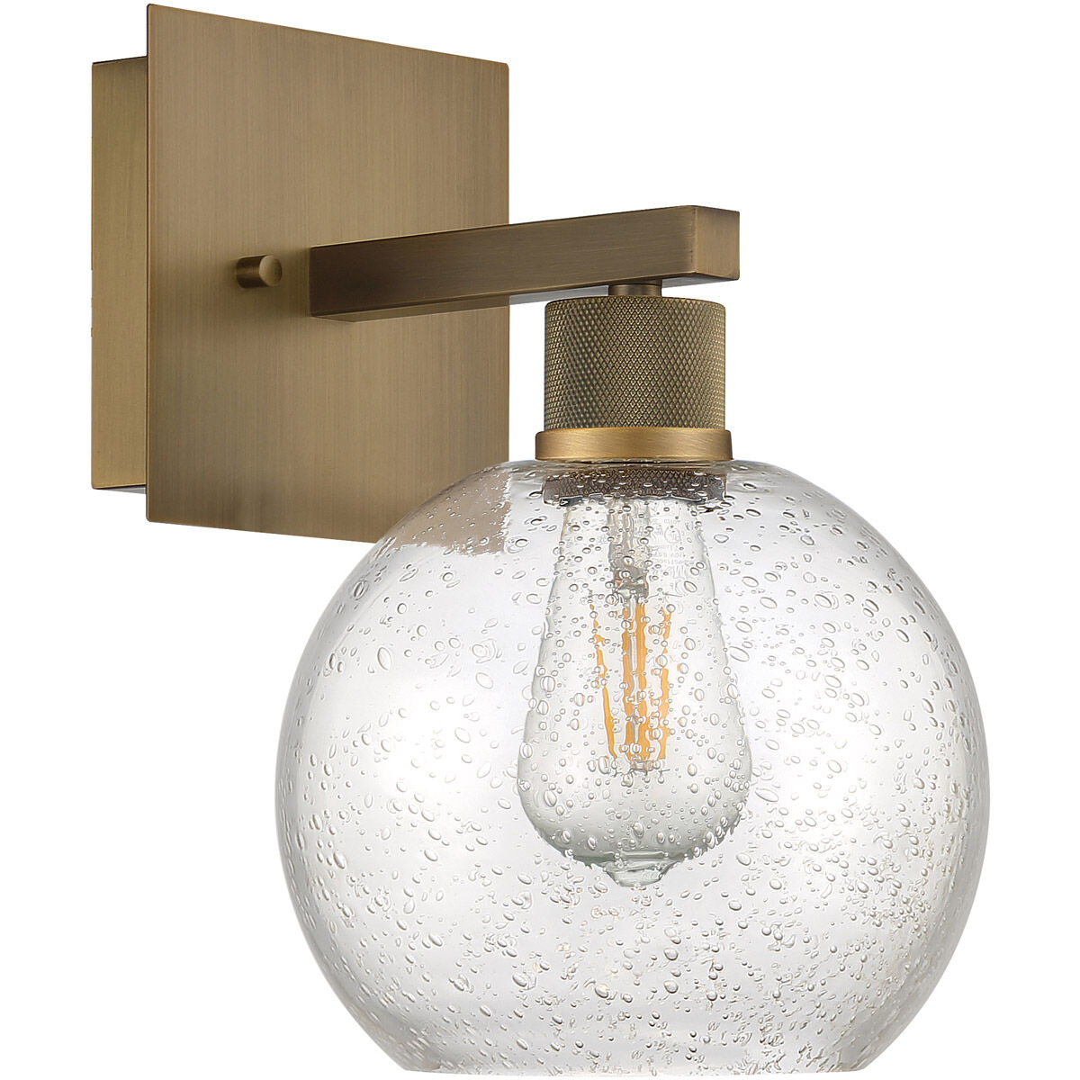 Port Nine LED 8 inch Antique Brushed Brass Wall Sconce Wall Light