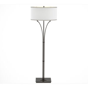 Formae 58.1 inch 100.00 watt Oil Rubbed Bronze Floor Lamp Portable Light in Natural Anna