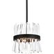 Serephina 6 Light 12 inch Black Pendant Ceiling Light