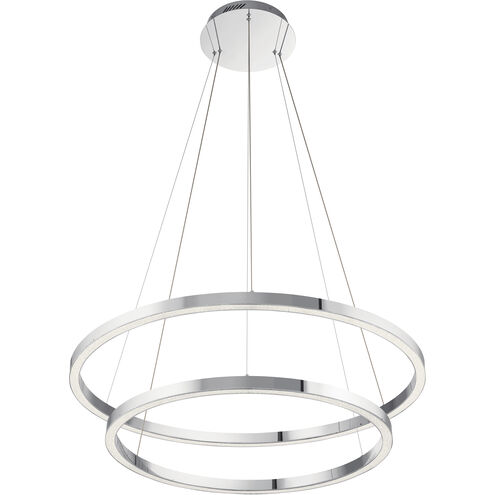 Opus LED 36 inch Chrome Chandelier Ceiling Light