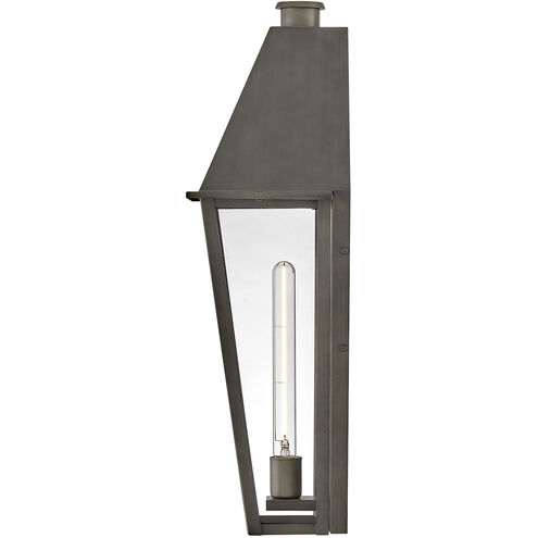 Heritage Endsley 1 Light 26 inch Blackened Brass Outdoor Wall Mount