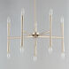 Rome 10 Light 24 inch Satin Nickel Chandelier Ceiling Light