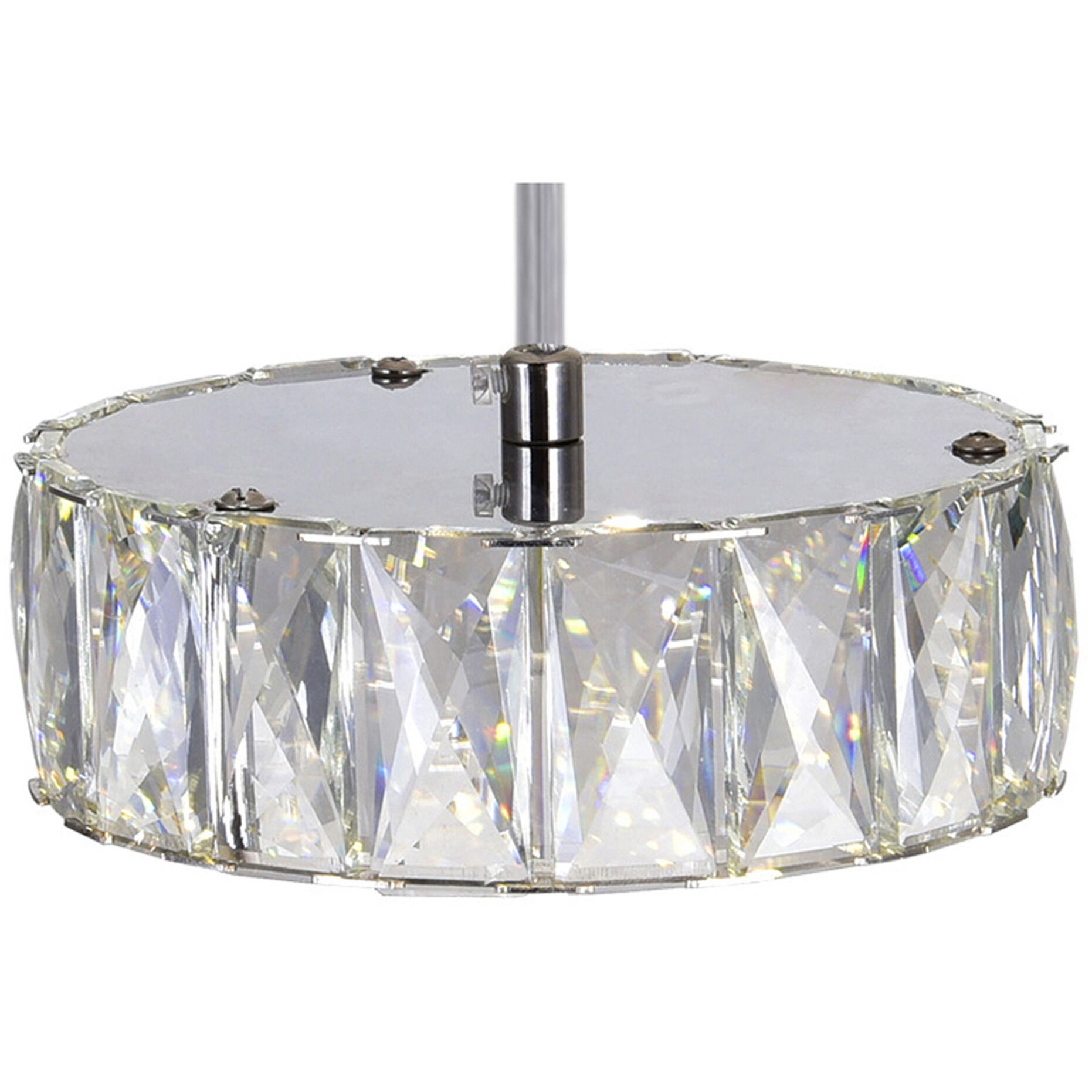 Milan LED 6 inch Chrome Down Mini Pendant Ceiling Light