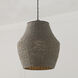 Morada 1 Light 23.5 inch Aegean Grey and Dark Brass Pendant Ceiling Light