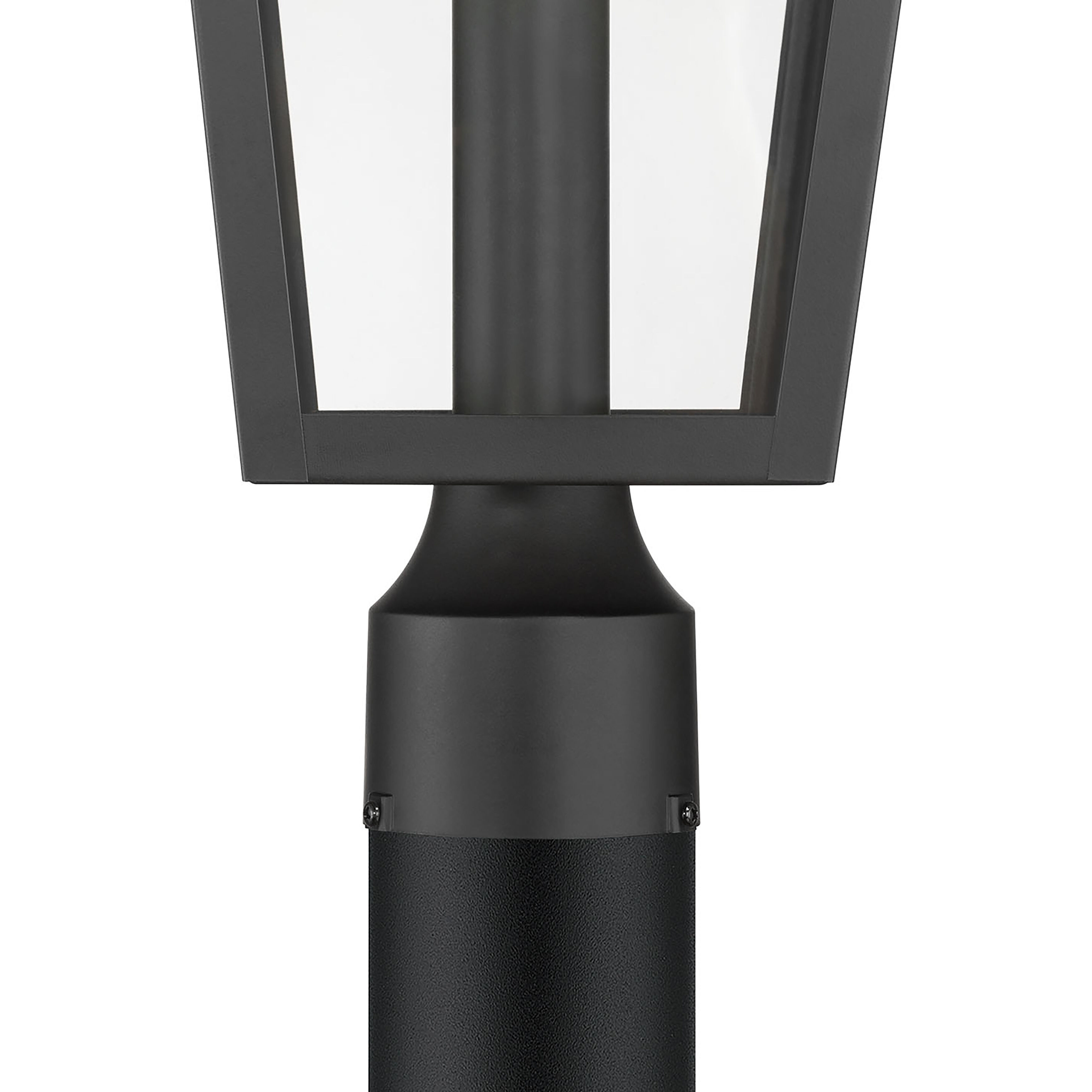 Brenwick 1 Light 17.75 inch Powder Coated Black Outdoor Post Lantern