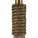 Baroque 33 inch 150 watt Antique Brass Table Lamp Portable Light