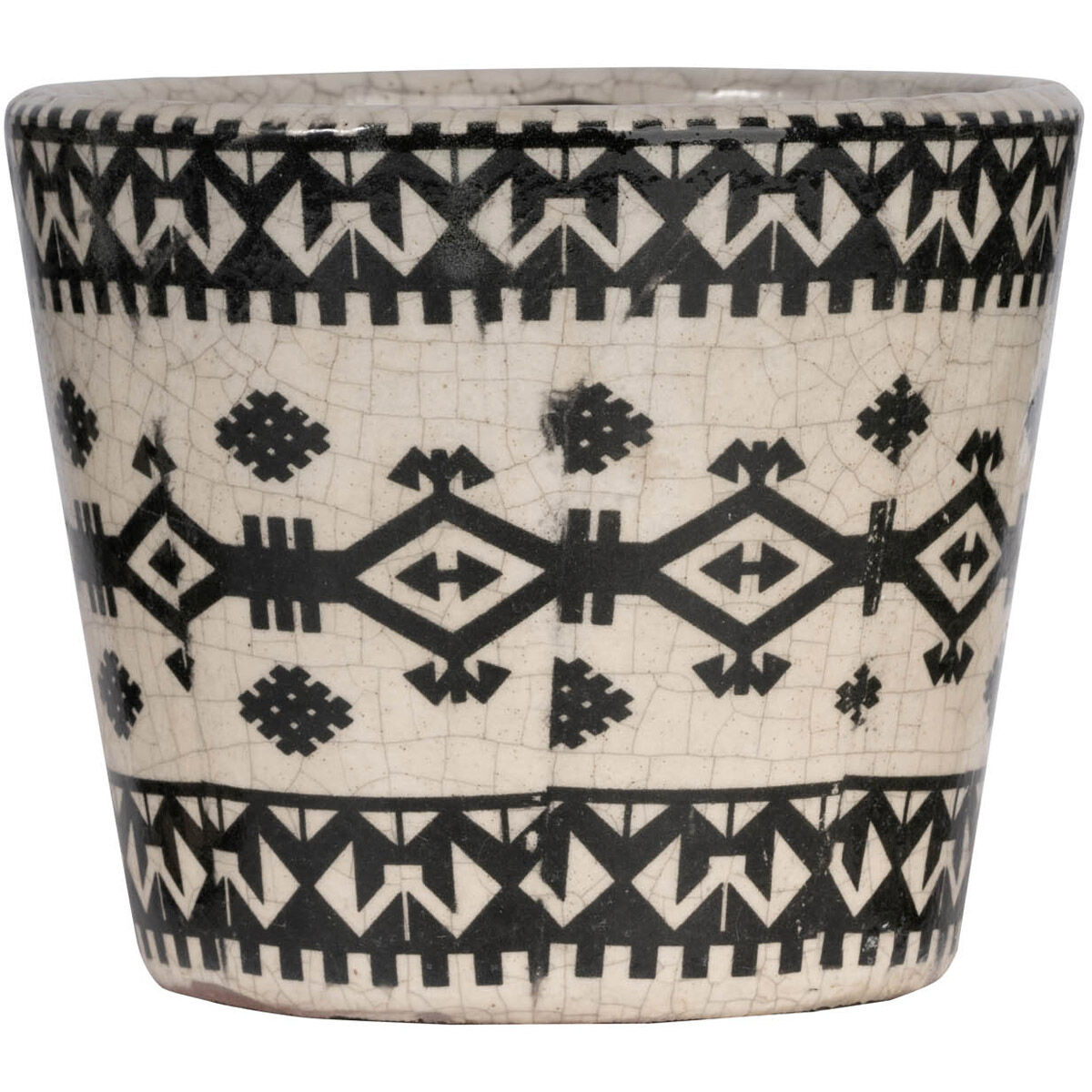 Terracotta Black Planter