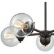 Beckett 5 Light 26 inch Oil Rubbed Bronze Chandelier Ceiling Light in Clear Glass
