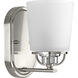 West Village 1 Light 5.13 inch Brushed Nickel Bath Vanity Wall Light, Design Series