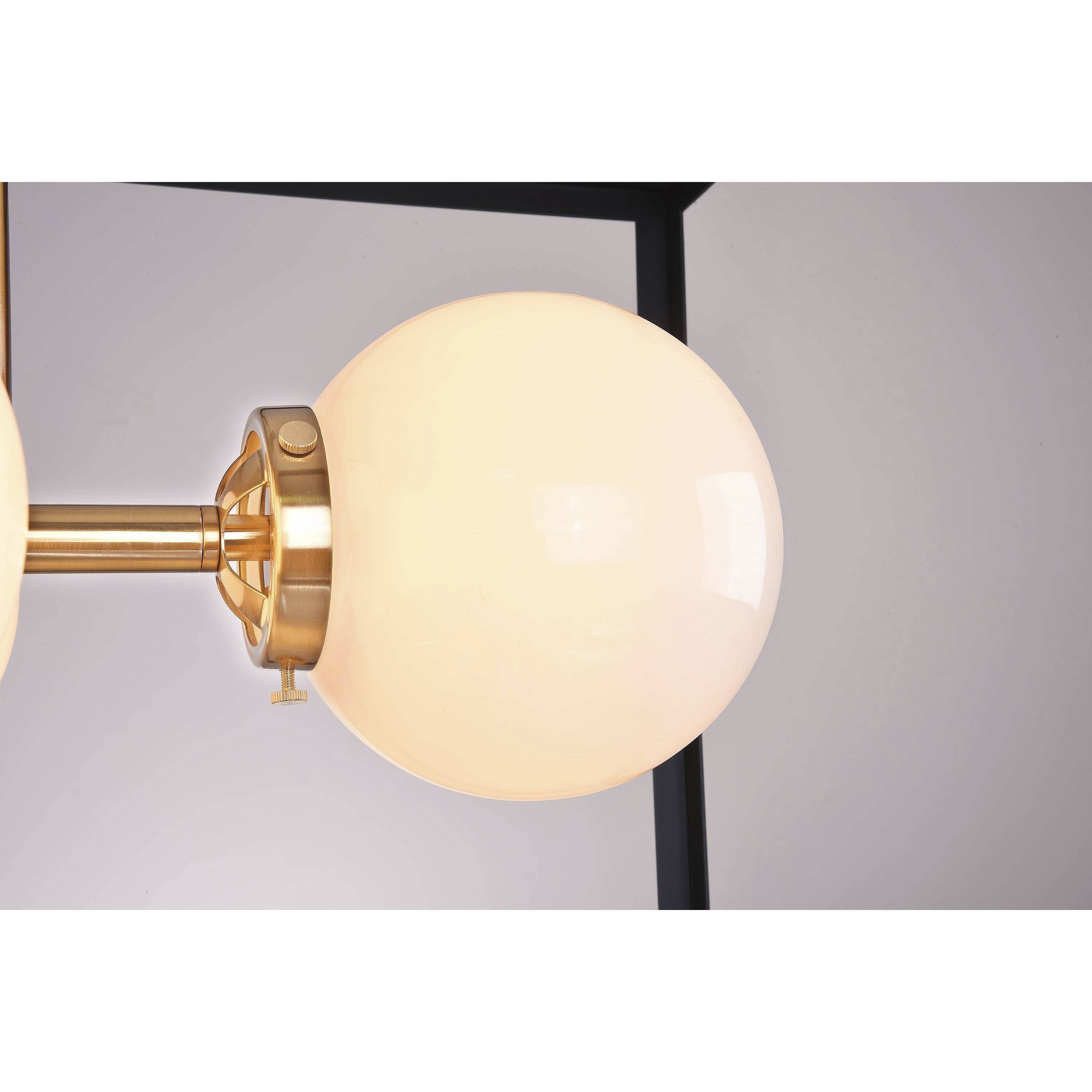 Canada 8 Light 14 inch Gold and Black Chandelier Ceiling Light