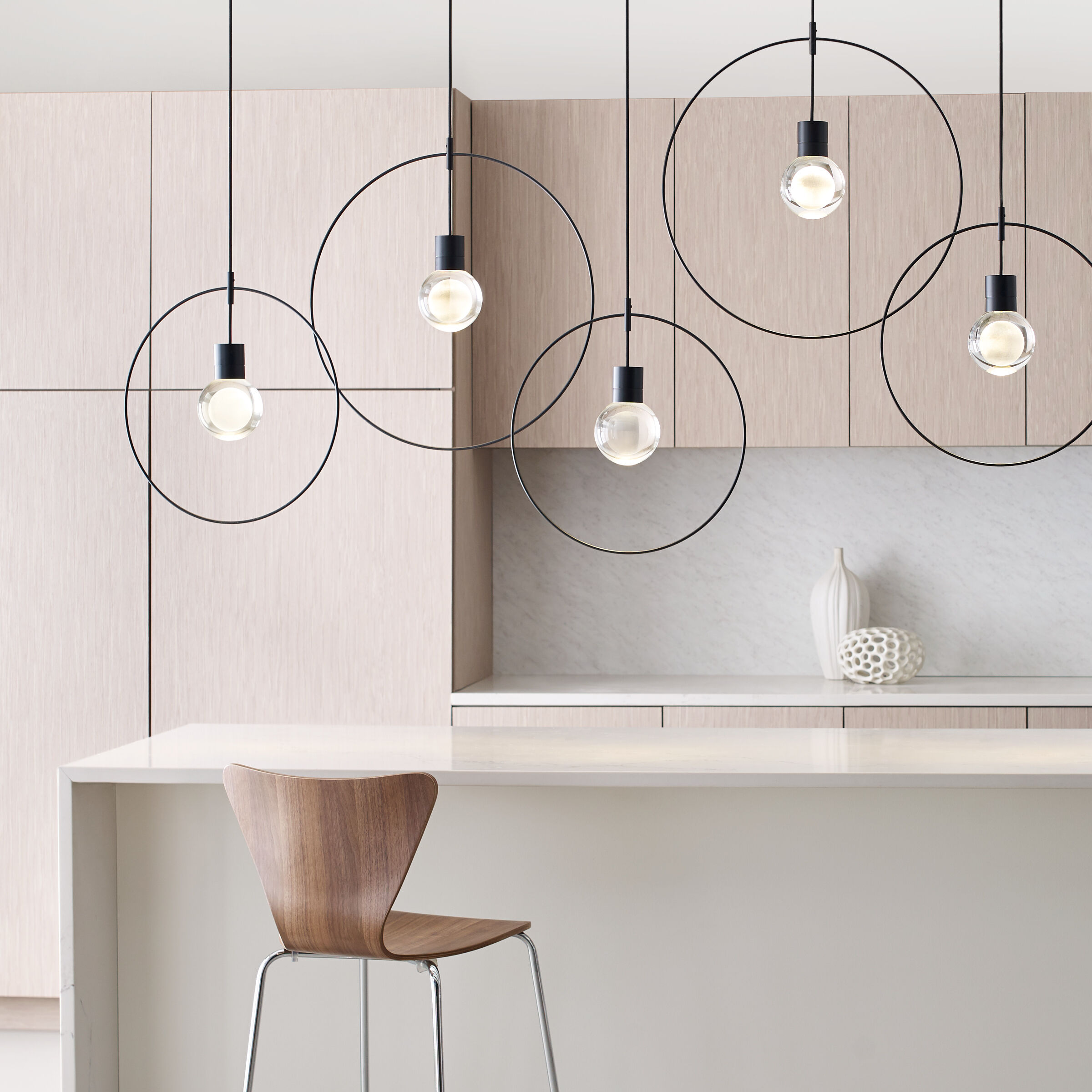 Sean Lavin Mina LED 5 inch Black Pendant Ceiling Light