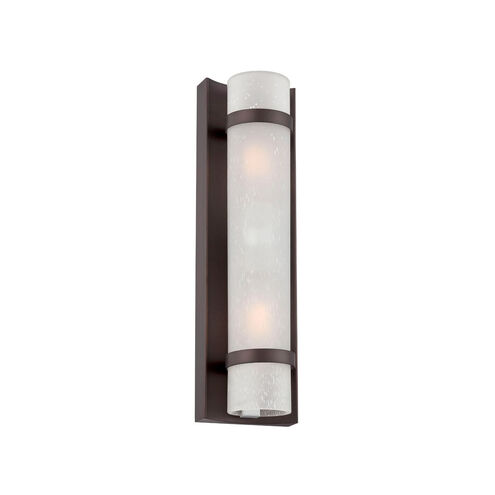 Apollo 2 Light 15 inch Architectural Bronze Exterior Wall Mount