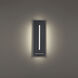 Midnight 1 Light 16 inch Black Outdoor Wall Light in 4000K, 16in.