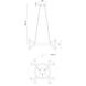 Alora Mood Sadie 8 Light 23.25 inch Matte Black Chandelier Ceiling Light