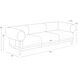 Bromley Rustic Oak / Ludlow Sesame Leather Sofa