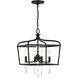 Laurel Estate 4 Light 14 inch Coal Semi Flush Ceiling Light