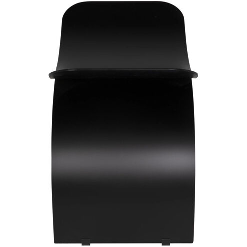 Papillon 20 inch Matte Black Stool