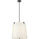 Weston 5 Light 18 inch Matte Black Pendant Ceiling Light