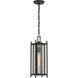 Jacobs 1 Light 5.75 inch Matte Black Outdoor Hanging Lantern