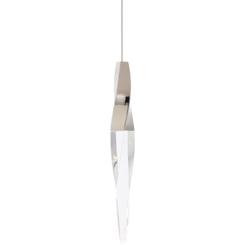 Kindjal LED 5.9 inch Polished Nickel Mini Pendant Ceiling Light, Beyond