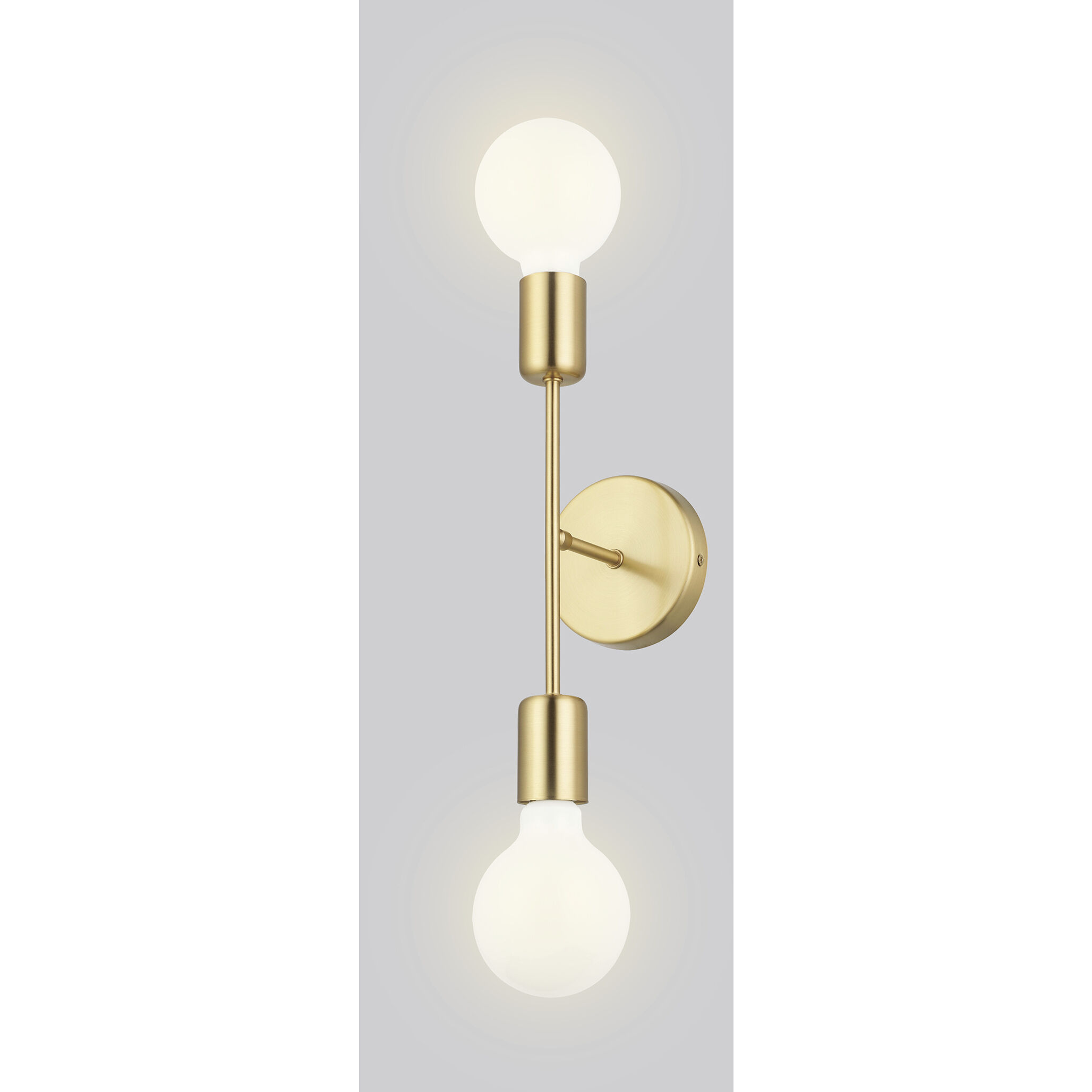 Avondale 2 Light 5 inch Brushed Gold Open Bulb Wall Sconce Wall Light