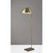 Paxton 61 inch 100.00 watt Antique Brass Floor Lamp Portable Light