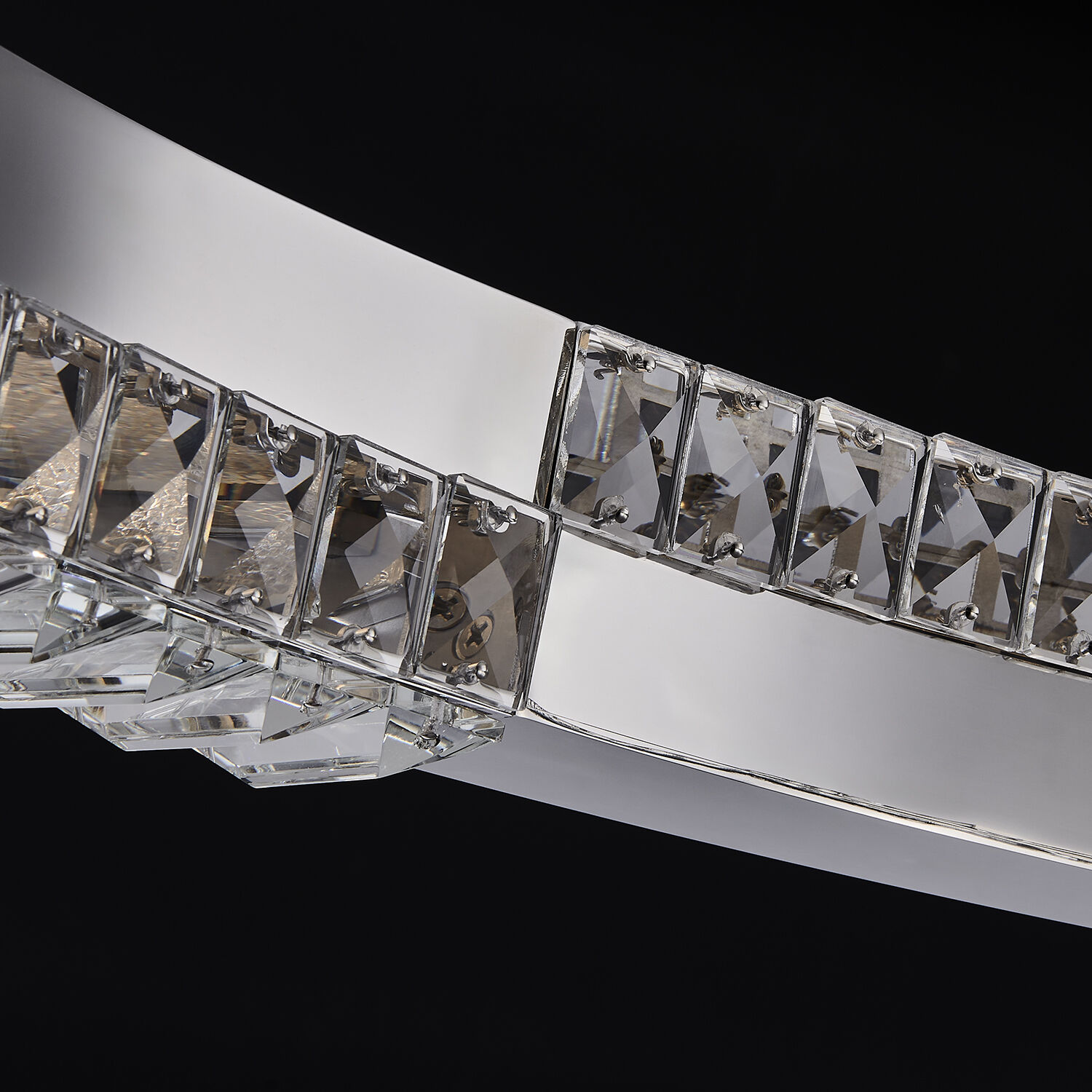 Dama 34 inch Polished Chrome Pendant Ceiling Light