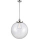 Franklin Restoration Beacon 1 Light 18 inch Polished Chrome Pendant Ceiling Light in Incandescent, Seedy