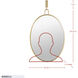 Stopwatch 33.25 X 22.25 inch Gold Powder Room Wall Mirror, Varaluz Casa
