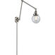 Beacon 30 inch 60.00 watt Satin Nickel Swing Arm Wall Light, Franklin Restoration