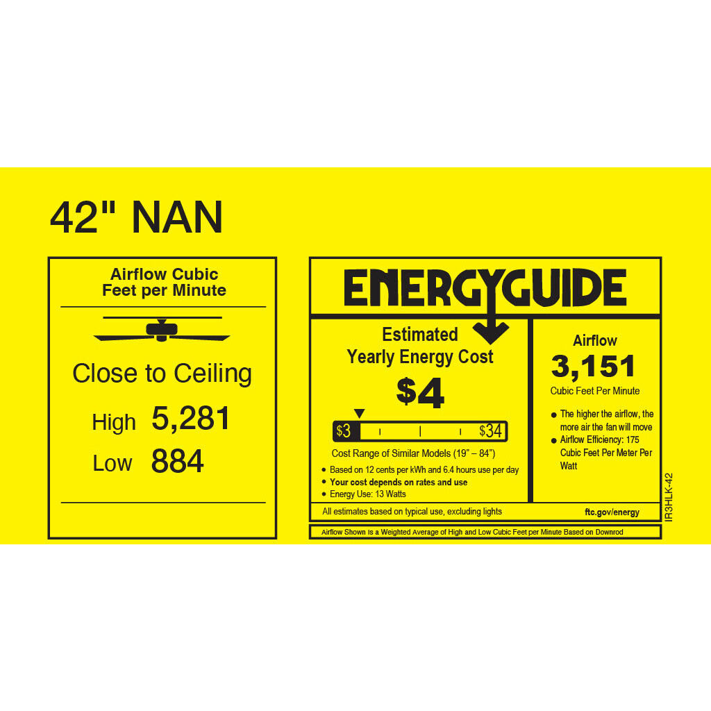 Atlas Nan 42 inch Textured Bronze with Matte White Blades Ceiling Fan