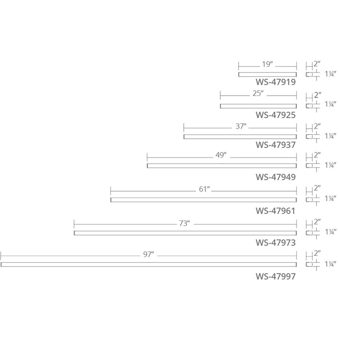 Lightstick LED 61 inch Brushed Aluminum Bath Vanity & Wall Light in 61in.