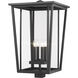 Seoul 4 Light 29.25 inch Black Outdoor Post Mount Fixture