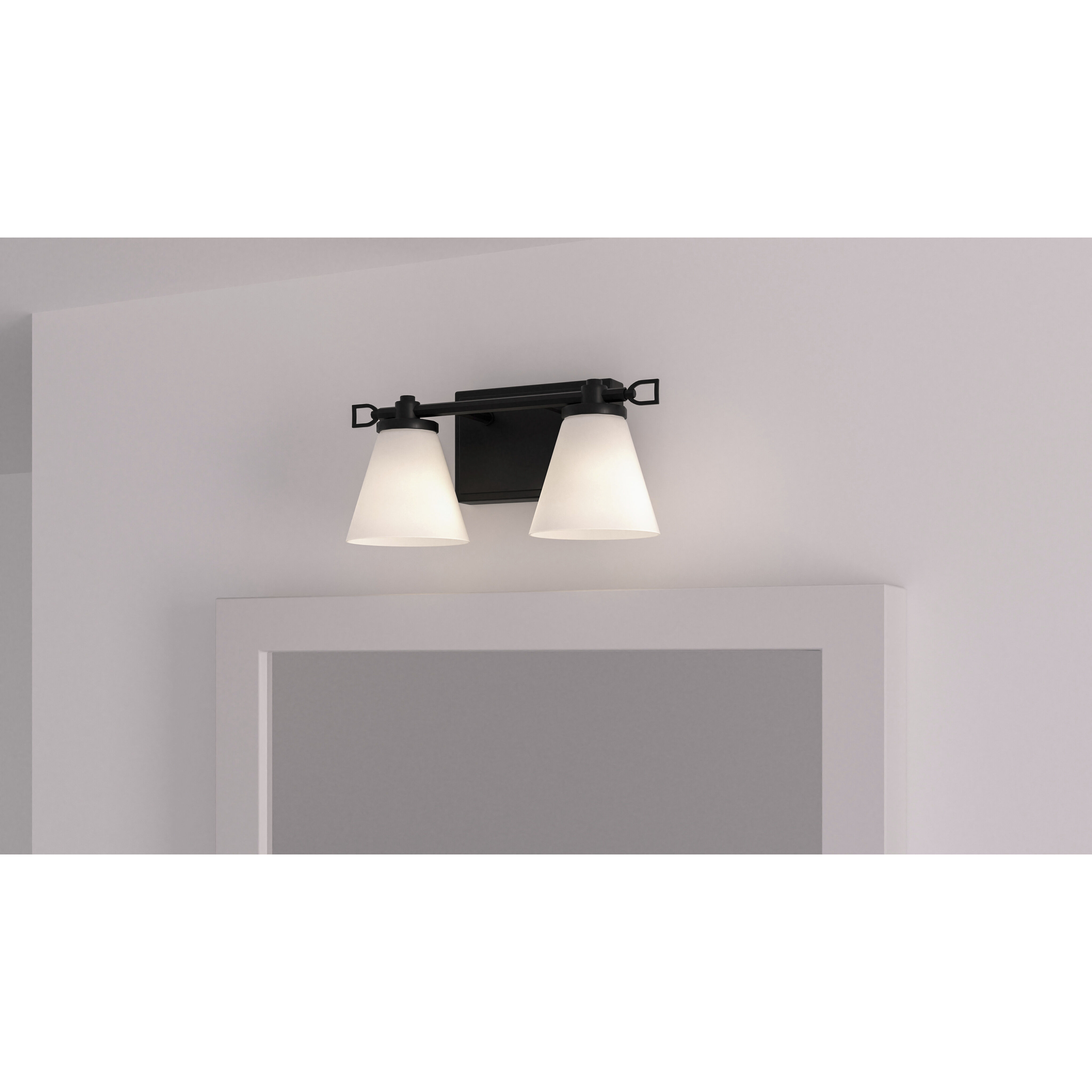 Daniels LED 13.25 inch Matte Black Bath Light Wall Light