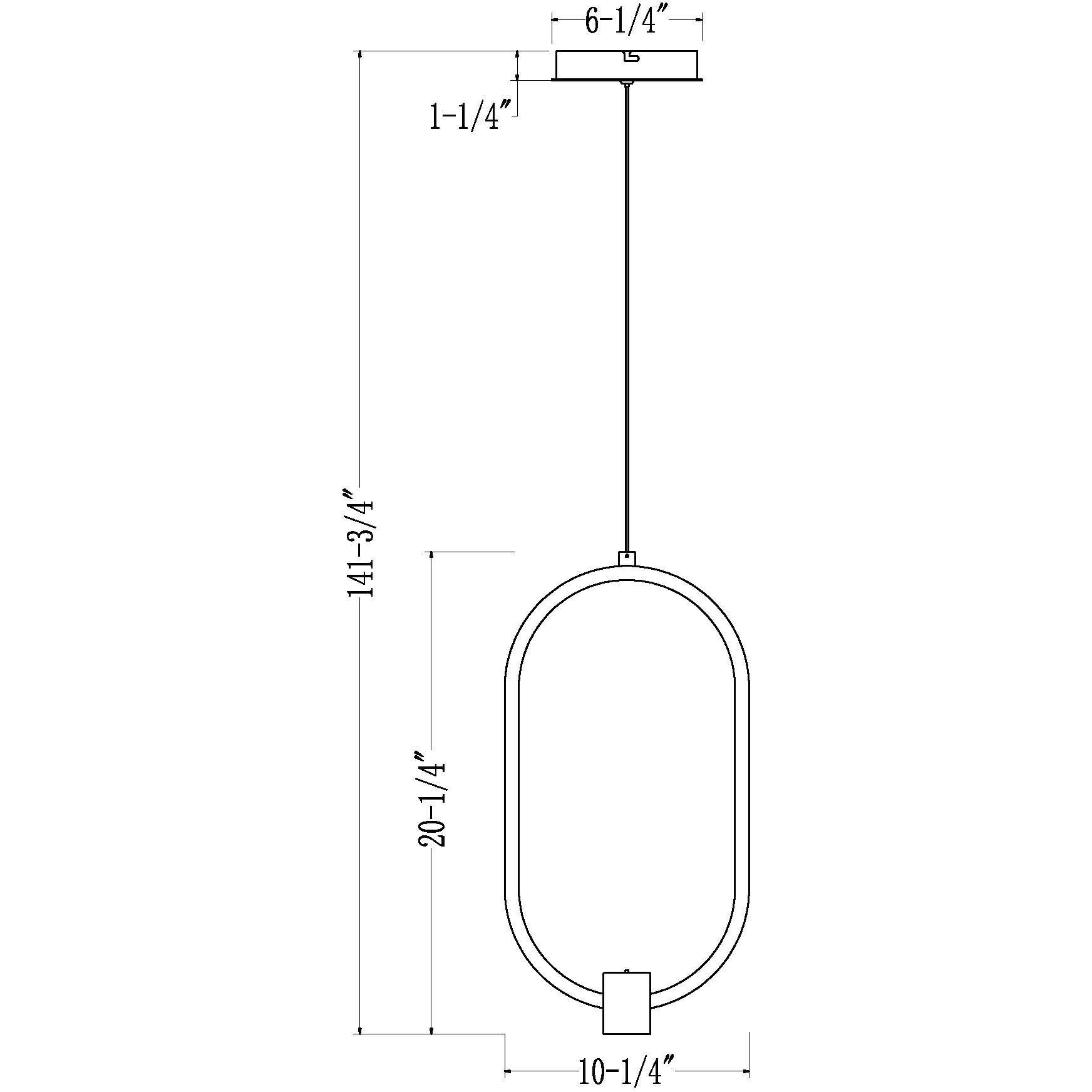Saros Pendant Ceiling Light in Matte Black, LED