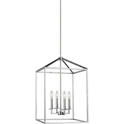 Perryton 4 Light 15.5 inch Chrome Foyer Pendant Ceiling Light, Medium
