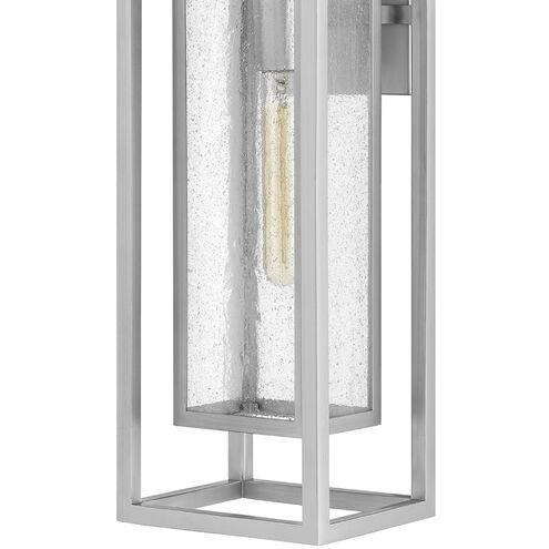 Coastal Elements Republic LED 20 inch Satin Nickel Outdoor Wall Mount Lantern, Estate Series