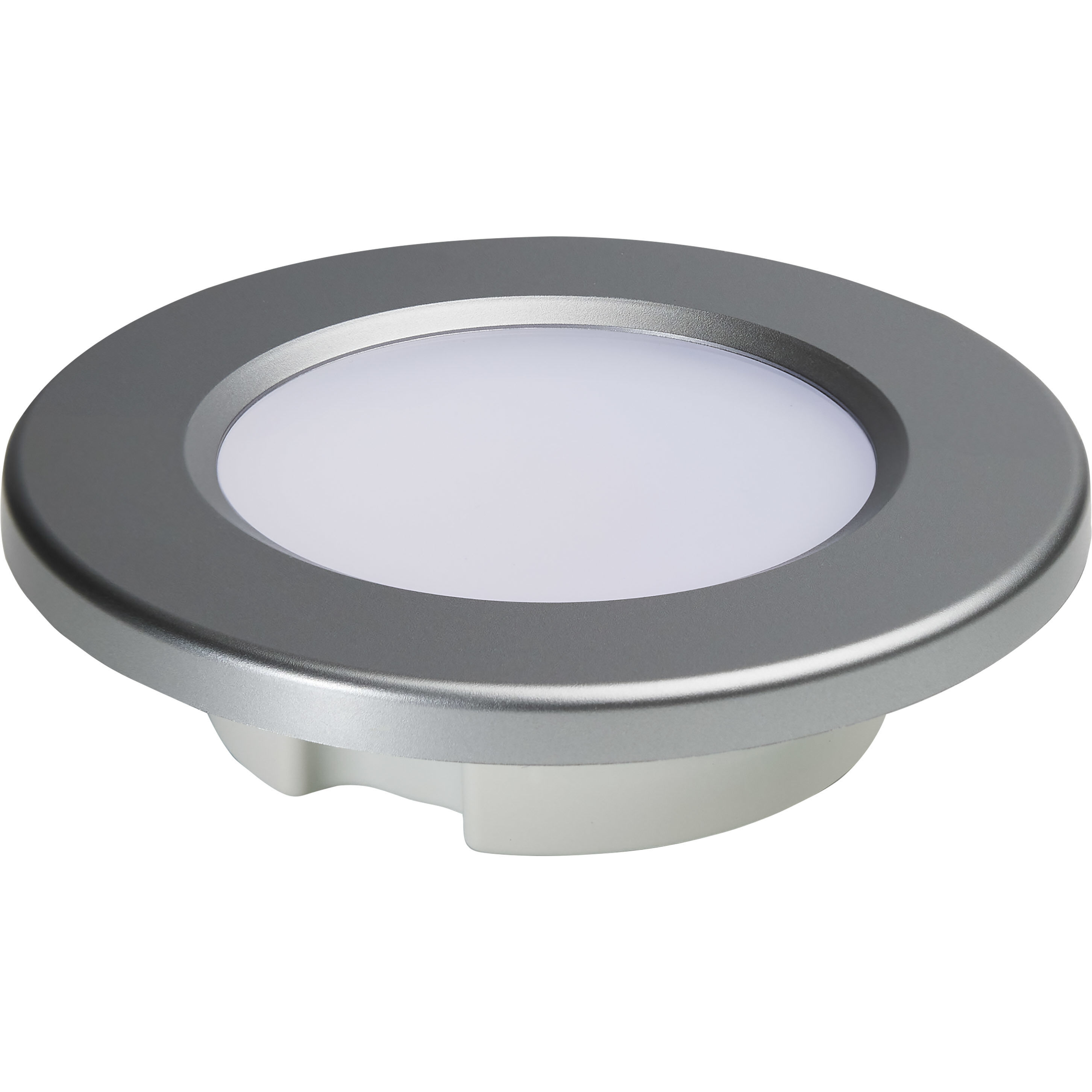 ColorQuick LED 5 inch Brushed Nickel Close-to-Ceiling Ceiling Light, Edge Lit