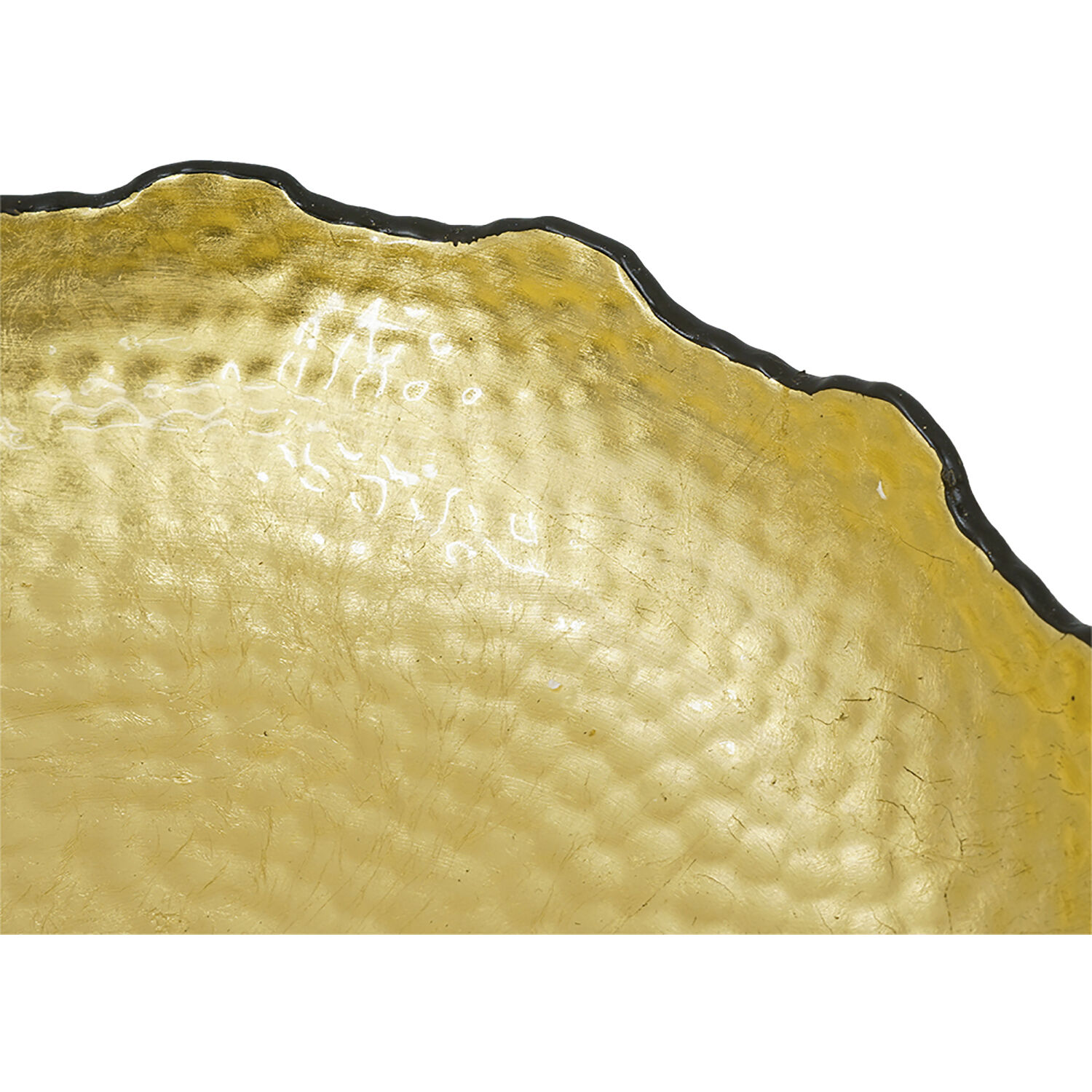 Metro Black and Gold Plate