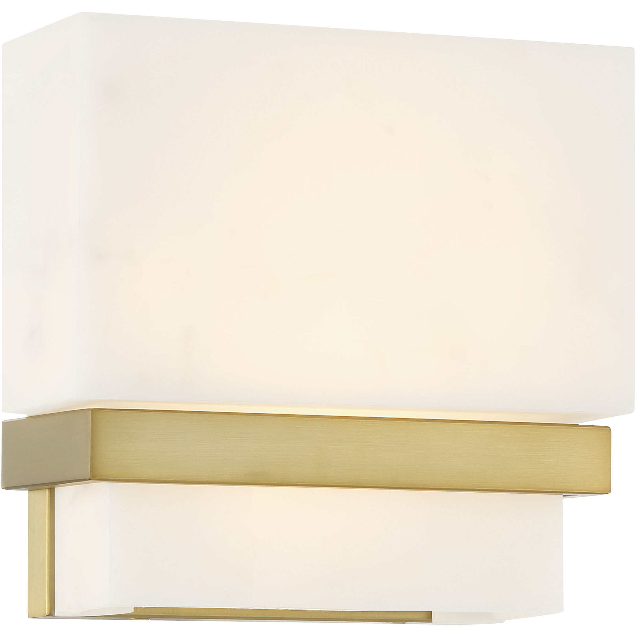 Arzon LED 3.75 inch Soft Brass Wall Sconce Wall Light