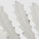 AERIN Hampton 6 Light 40 inch Plaster White Chandelier Ceiling Light, Extra Large
