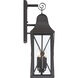 De Luz 4 Light 27 inch Oil Rubbed Bronze/Gold Outdoor Wall Mount, The Great Outdoors