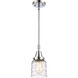 Franklin Restoration Bell LED 5 inch Polished Chrome Mini Pendant Ceiling Light